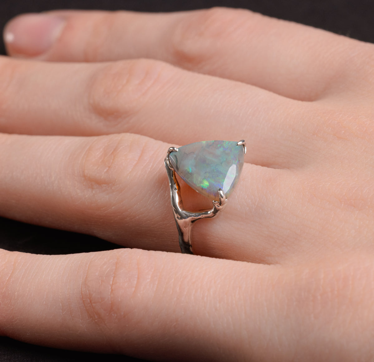 anello Opale Nero