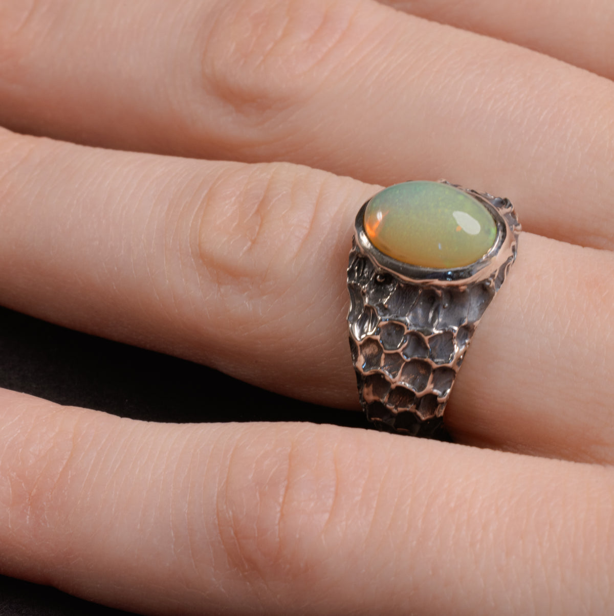 anello Opale Etiope